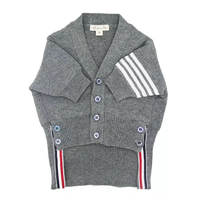 Warm Button-Up Sweater for Small and Medium Dogs