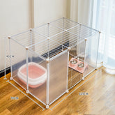 Pet Isolation Door Guard Cat Cage Adjustable Safety Gate