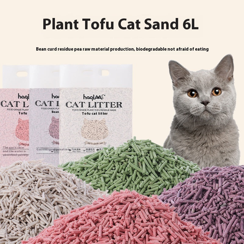 Original Tofu Cat Litter 6L Green Tea Natural Clumping Cat