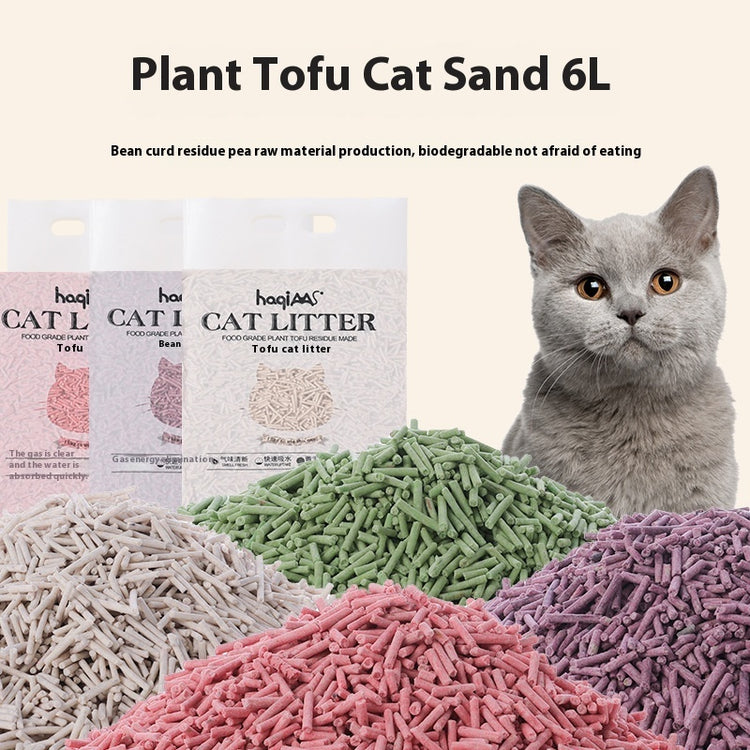 Original Tofu Cat Litter 6L Green Tea Natural Clumping Cat