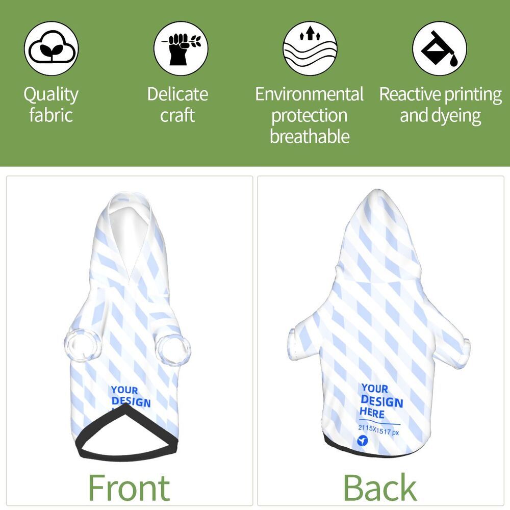 Small Pet Hooded Sweater Pet Clothing Warm Cozy Hoodie
