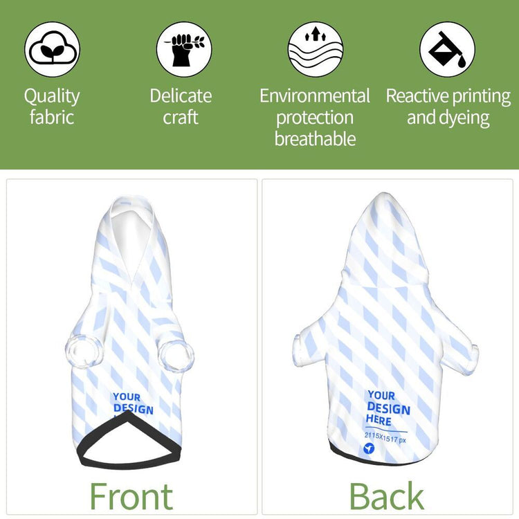 Small Pet Hooded Sweater Pet Clothing Warm Cozy Hoodie