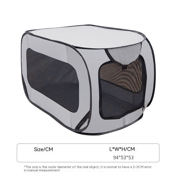Breathable Secure Dog Crate for Vehicle Travel