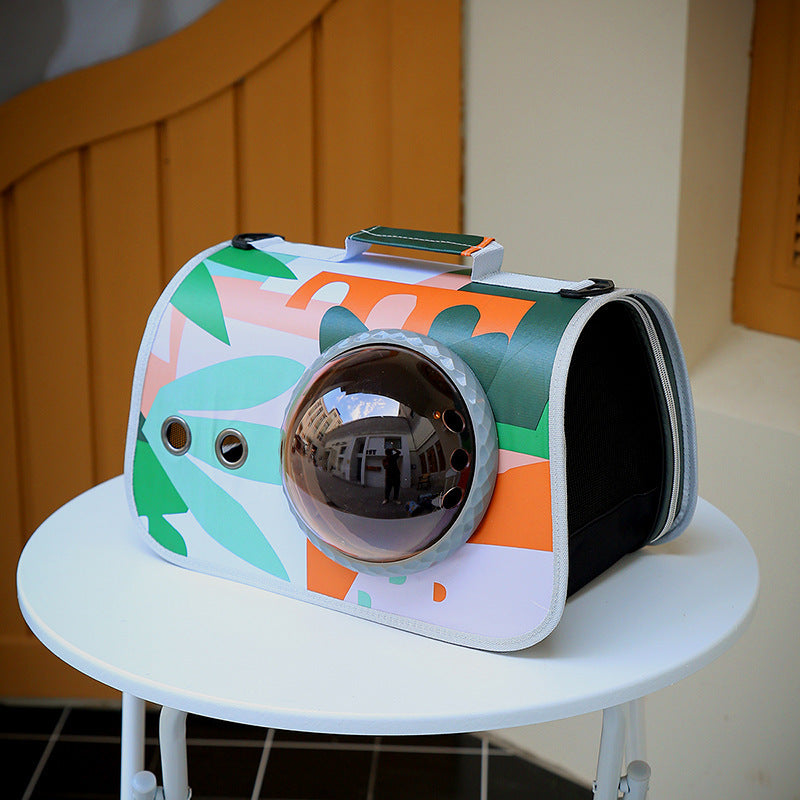 Outing Carry Bag Portable Pet Bag Transparent Cage