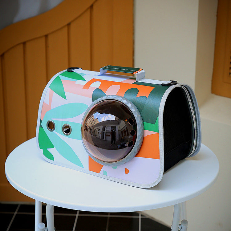 Outing Carry Bag Portable Pet Bag Transparent Cage