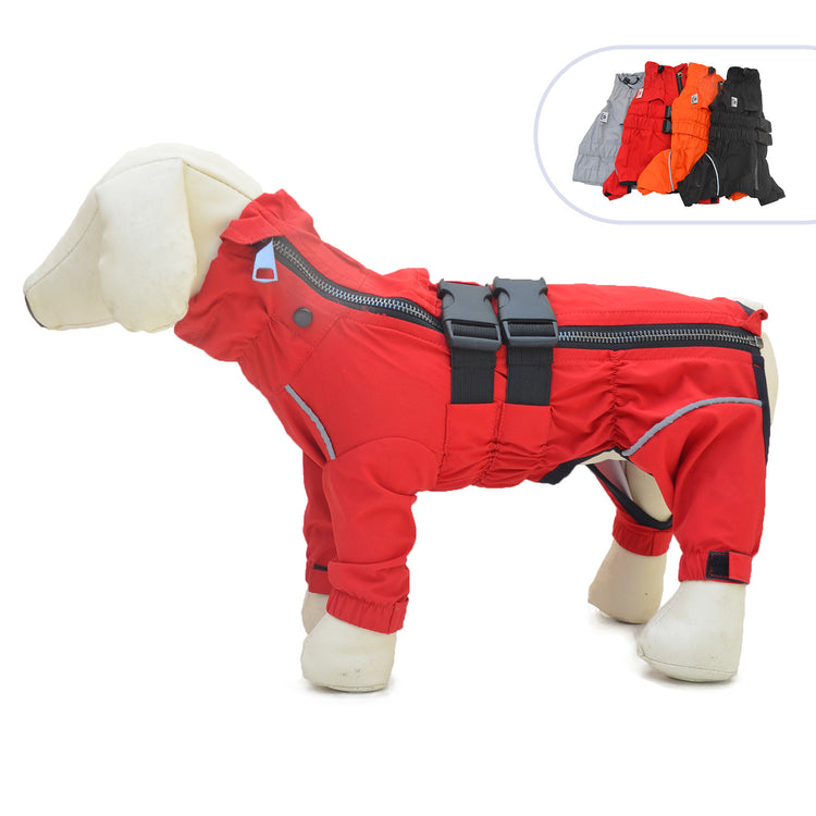 Pet Four-Legged Dog Outdoor Clothing Waterproof Jacket