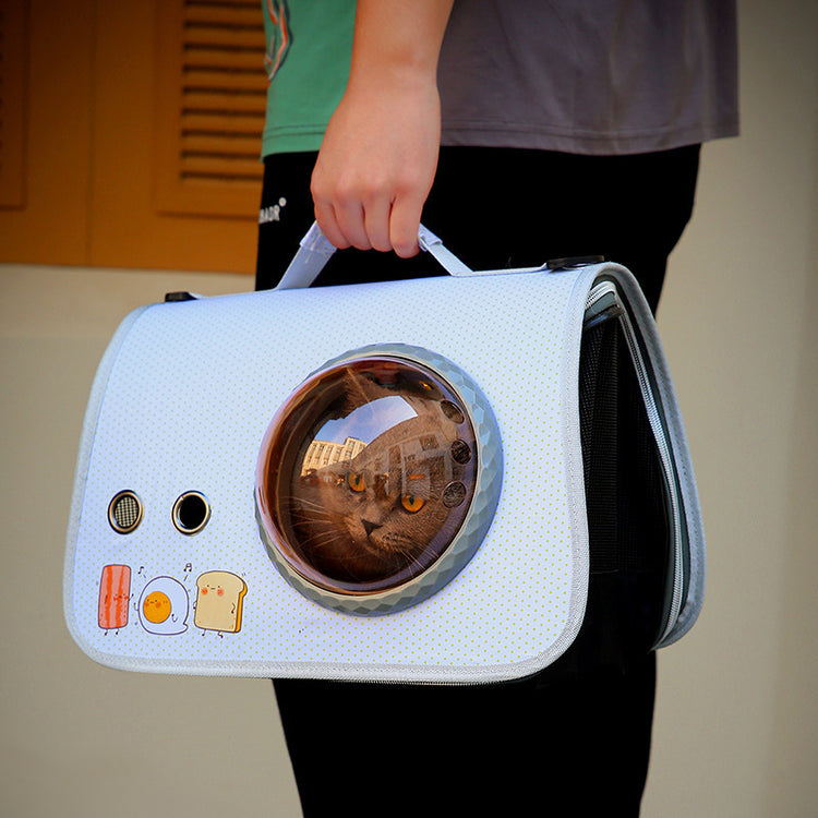 Outing Carry Bag Portable Pet Bag Transparent Cage