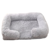 Warm Calming Donut Bed for Pets Soft Cozy Fluffy Cushion