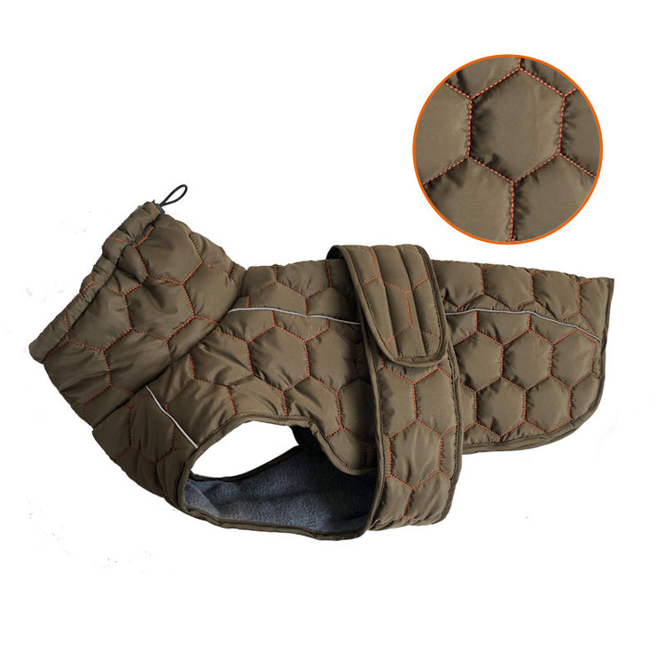 Thick Cotton Pet Coat for Cold Weather Protection & Comfort