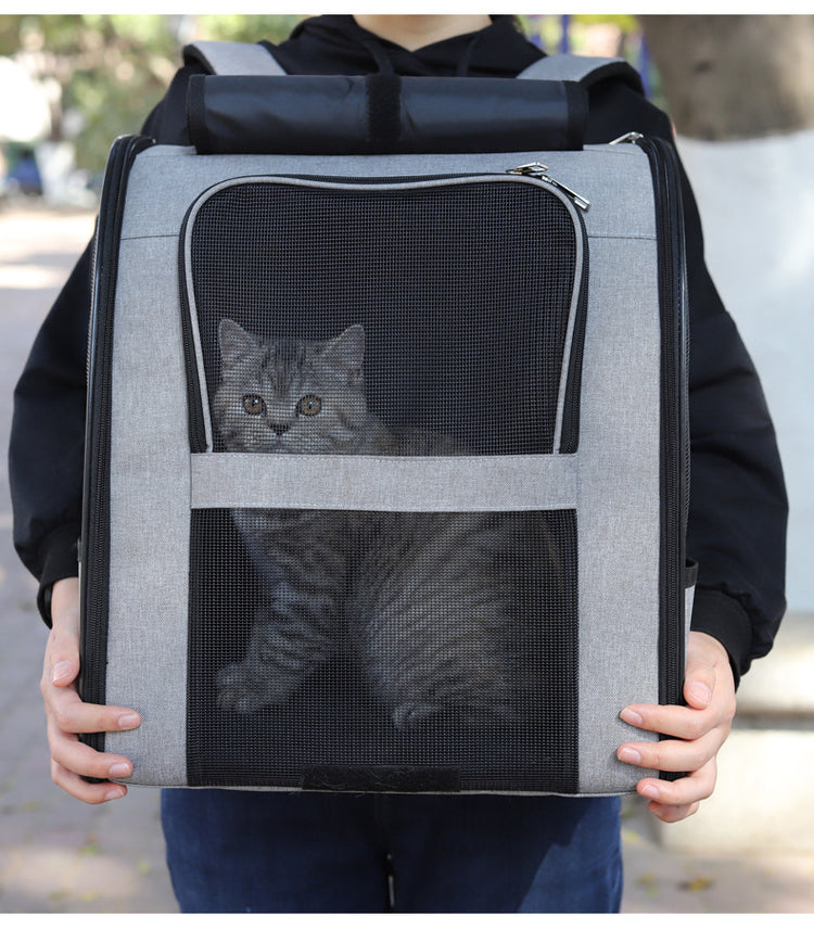 Pet Backpack Out Cage Portable Shoulder Travel Carrier Bag
