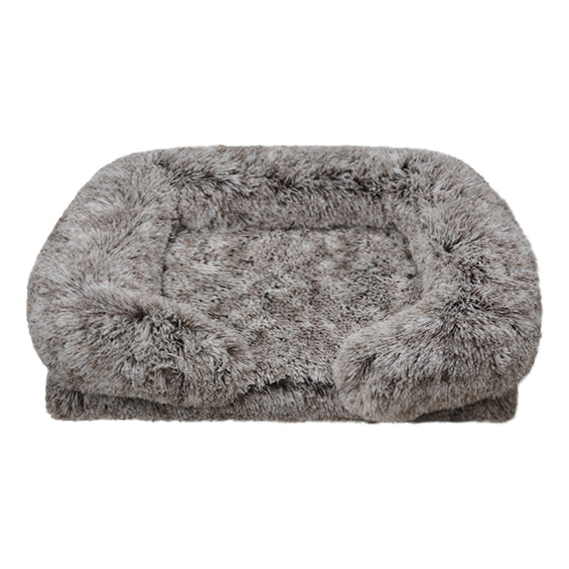 Soft Indoor Dog & Cat Bed with Cushion Cozy Home for Pets