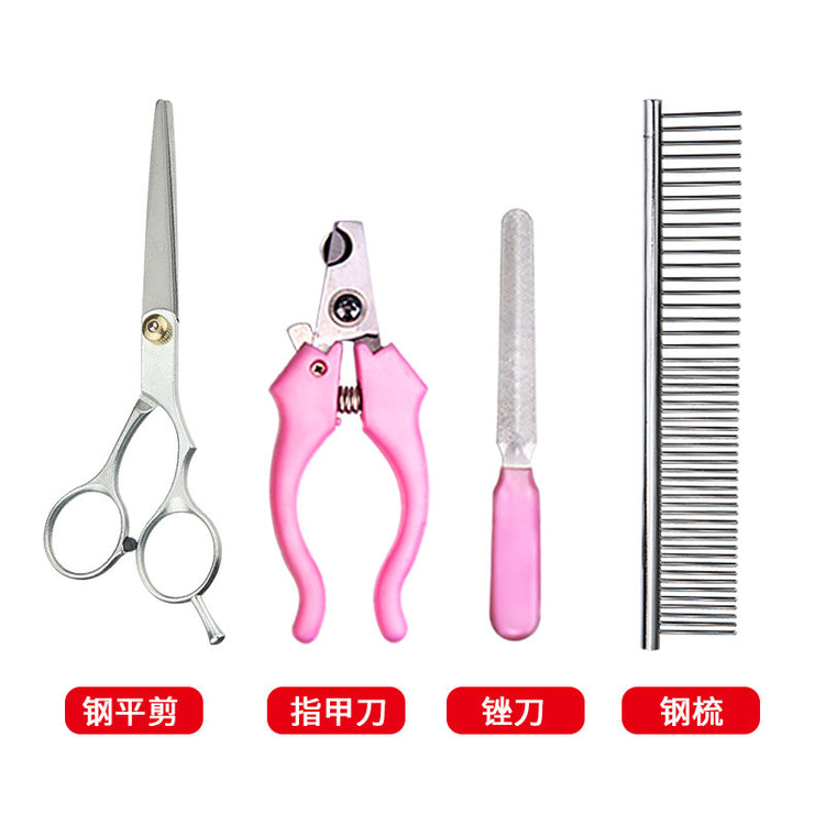 Professional Pet Grooming Clipper Dog and Cat Hair Tools Set.