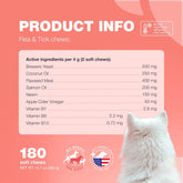 Dog Flea and Tick Treatment Chews Natural & Tick Prevention