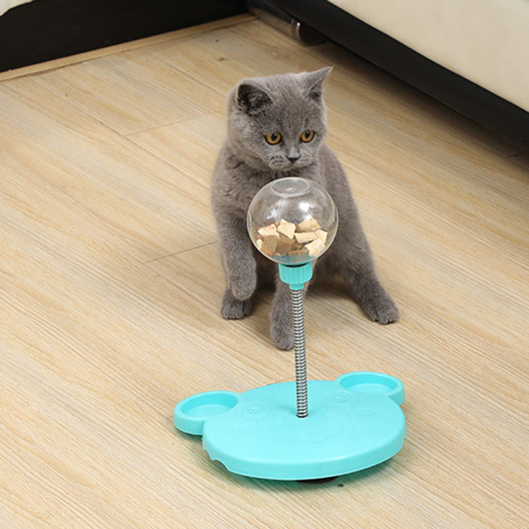 Pet Feeder Cat Toy Leaking Food Ball Funny Tumbler Puzzle