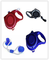 Pet Supplies with Water Bottle Cup Pet Rope Portable Set