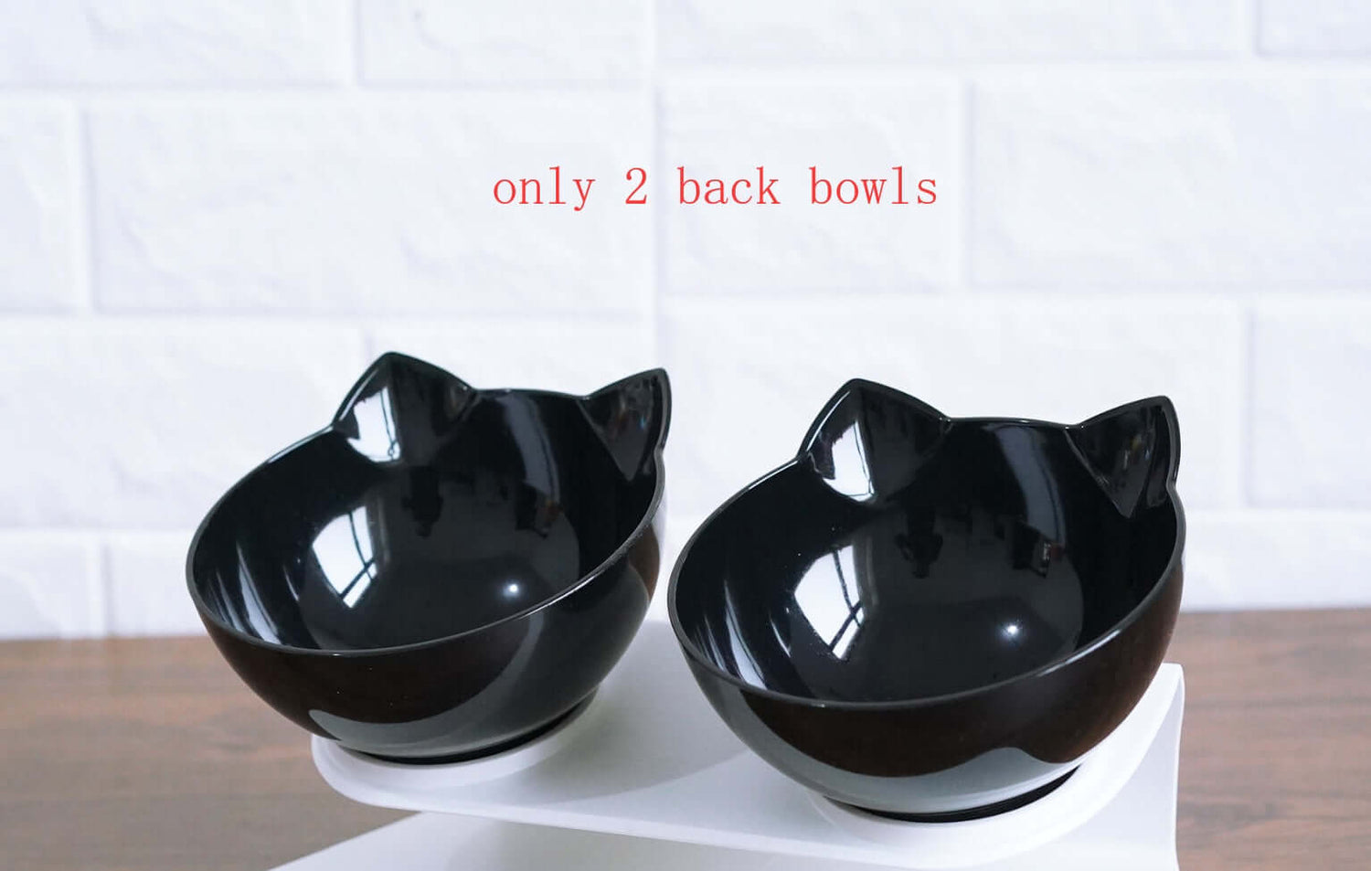 New Inclined Food Cat Ear Oblique Mouth Transparent Pet Bowl