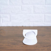 New Inclined Food Cat Ear Oblique Mouth Transparent Pet Bowl