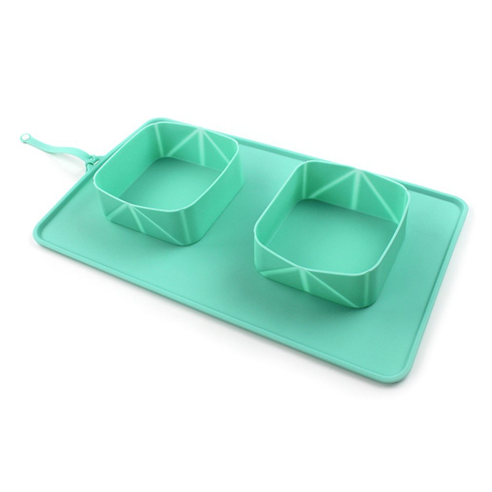 Pet Bowl Silicone Folding for Dogs and Cats 