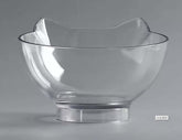 New Inclined Food Cat Ear Oblique Mouth Transparent Pet Bowl