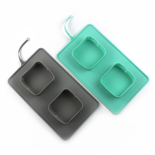 Pet Bowl Silicone Folding for Dogs and Cats 