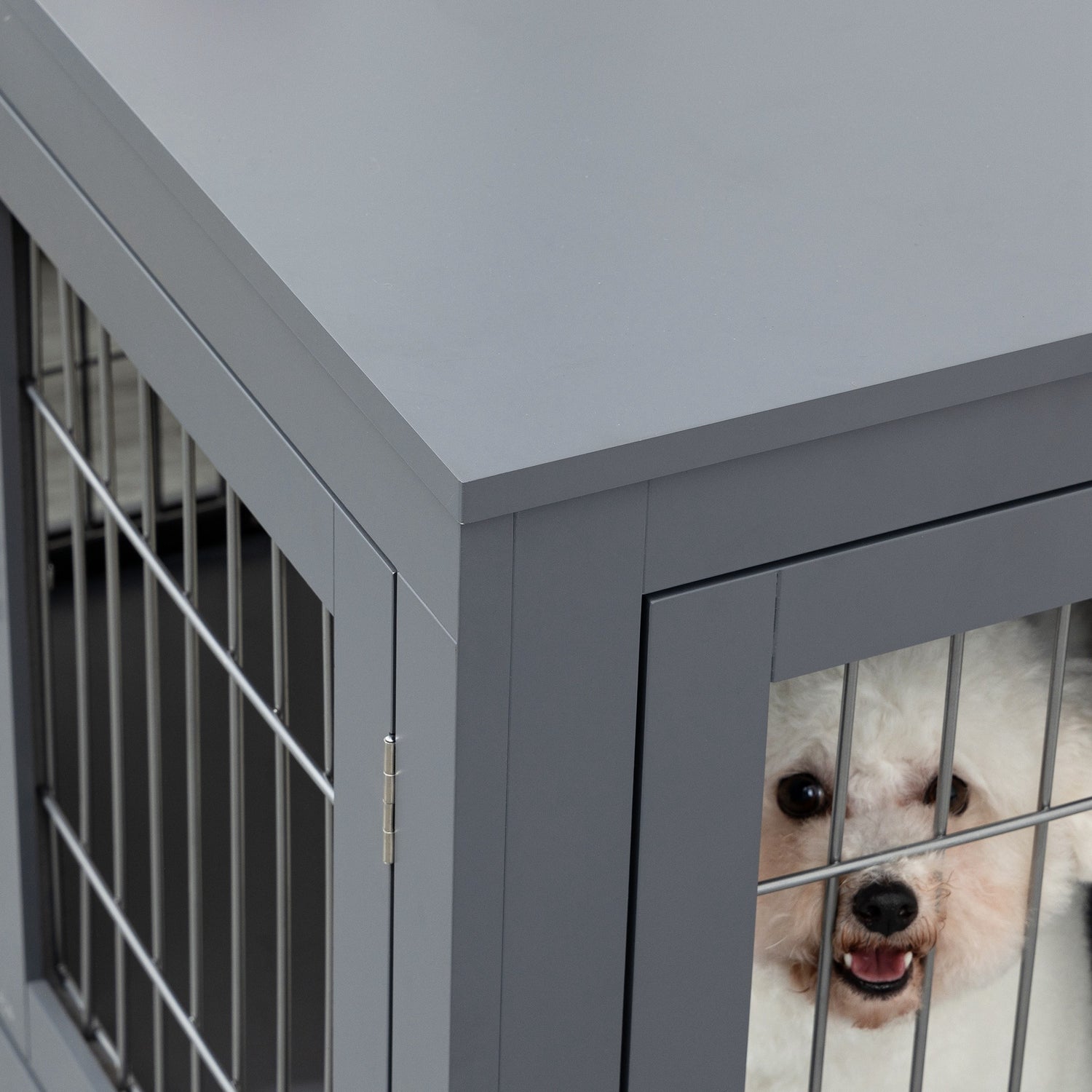 Stylish Dog House with Lock for Small and Medium Dogs