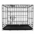 Portable Pet Cage with Double Door and Safety Locks