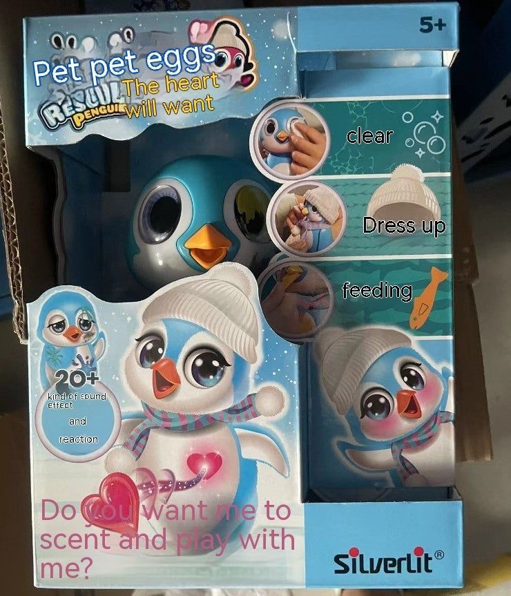 Interactive Walking Dancing Penguin Toy with Music and Light