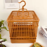 Square Pet Carrier Display Cage Transparent Travel Crate