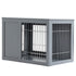 Stylish Dog House with Lock for Small and Medium Dogs