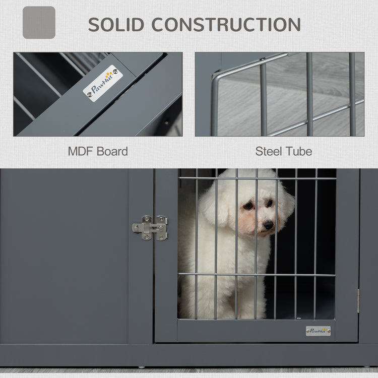 Stylish Dog House with Lock for Small and Medium Dogs