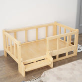 Elevated Cooling Wood Frame Bed for Dogs & Cats